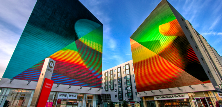 Street art at Wilshire/Vermont Metro Station by April Grieman